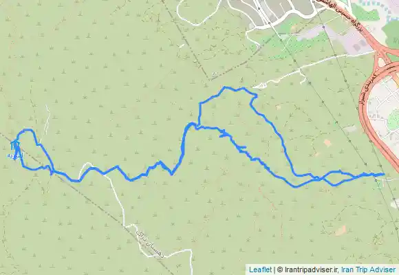 ترک جی پی اس پیمایش کوهستان دراک از دره غولها تا پناهگاه امیریه