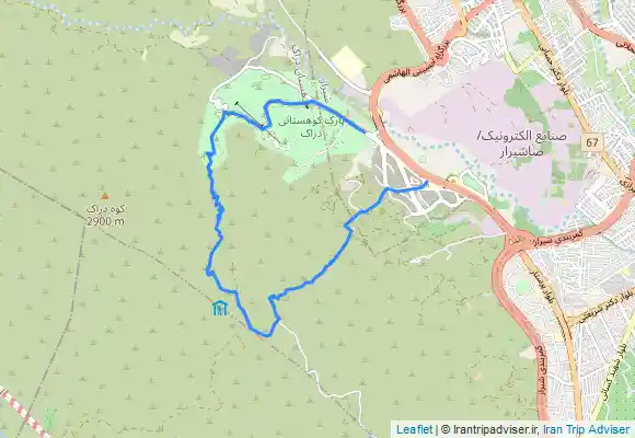 ترک جی پی اس مسیر 30/3 دراک ، پارک کوهستانی ، خونه گبری ، گوسفند سرا ، دره فراخ ، پارکینگ