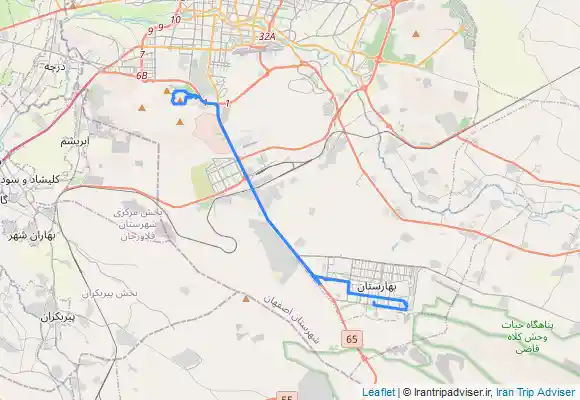 ترک جی پی اس کوه صفه باشگاه پردیس صفه