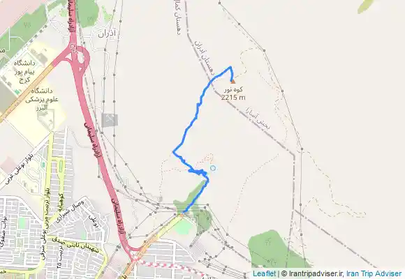 ترک جی پی اس کرج کوه بیجی