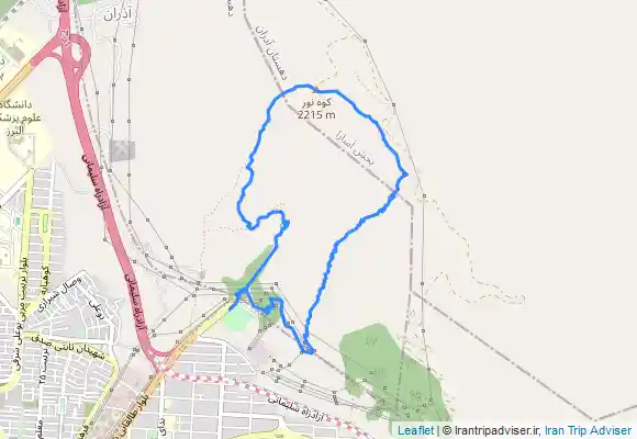 ترک جی پی اس کوه عظیمیه (بیجی کوه)