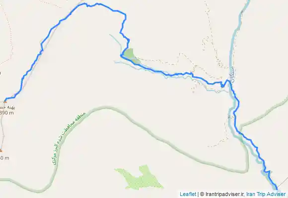 ترک جی پی اس صعود قله پهنه حصار از روستای سنگان