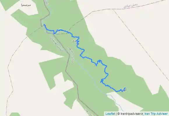 ترک جی پی اس آبشار لندی مسیر رفت