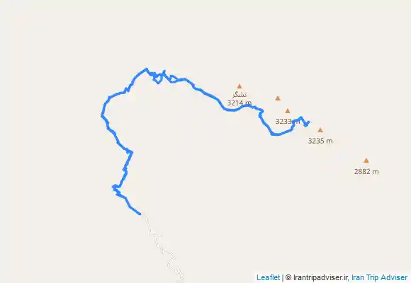 ترک جی پی اس Tashger peak , قله تشگر