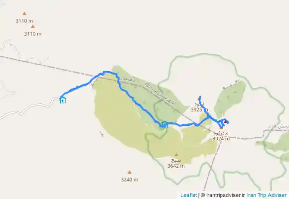 ترک جی پی اس Taftan peak , قله تفتان