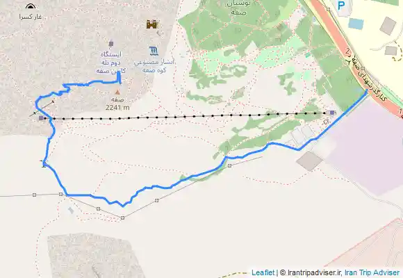 ترک جی پی اس اصفهان ، کوه صفه ، مسیرپارکینگ به توربین بادی ، ایستگاه شماره یک تله کابین و قله 1400/01/01