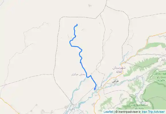 ترک جی پی اس Zīāratgāh-eh Khāled Nabī - Tamer-e Qarah Qūzī