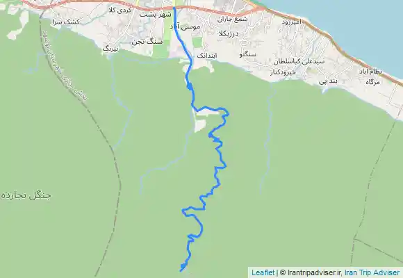 ترک جی پی اس دریاچه فراخین از کمربندی نوشهر