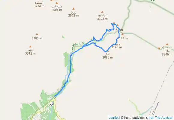 ترک جی پی اس قله پرسون