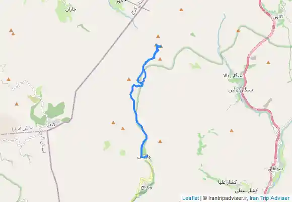 ترک جی پی اس قله بارو و پهنه حصار از روستای واریش