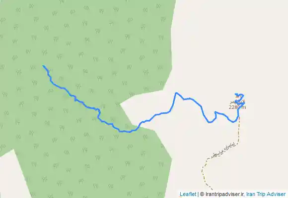 ترک جی پی اس دشت دوم کمرپشت تا قله