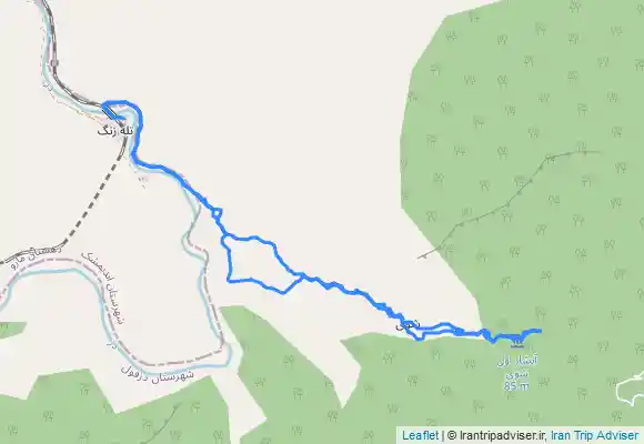 ترک جی پی اس تله زنگ به آبشار شوی