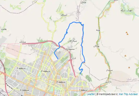 ترک جی پی اس خط الراس بیجی به قله دوبرار و فرود از گل دره