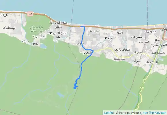 ترک جی پی اس تنگه نارنج بن