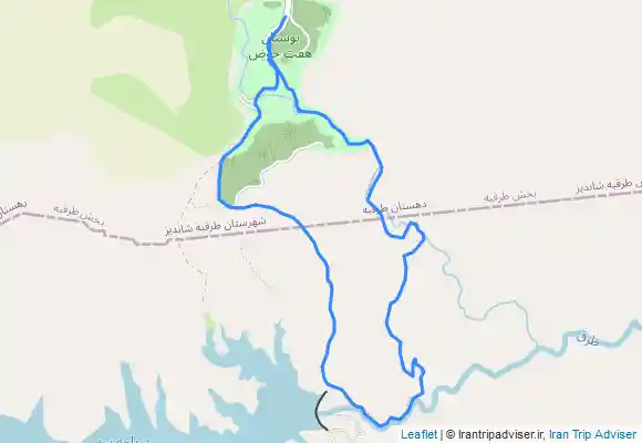 ترک جی پی اس  هفت حوض به سد طرق - مشهد- hafthoz