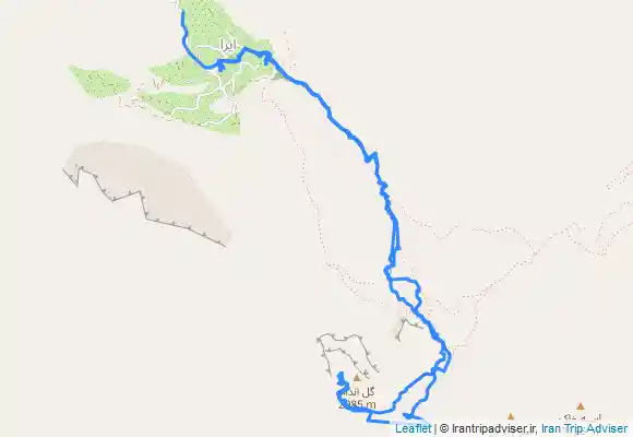 ترک جی پی اس قله گل اندام باشگاه دماوند بهشهر