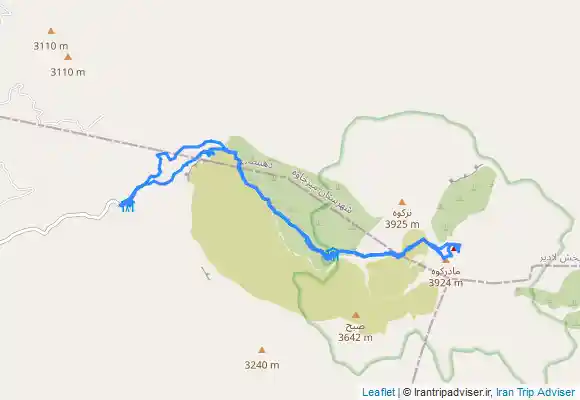 ترک جی پی اس صعود قله تفتان، ارتفاع ۴۰۵۰ متر ،گروه همنوردان دماوند