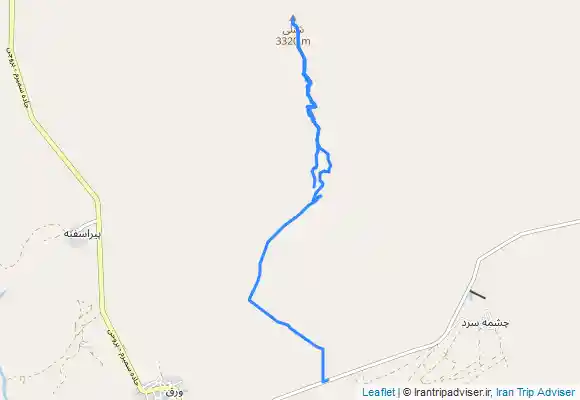 ترک جی پی اس شالمالاخ به قله شنلی