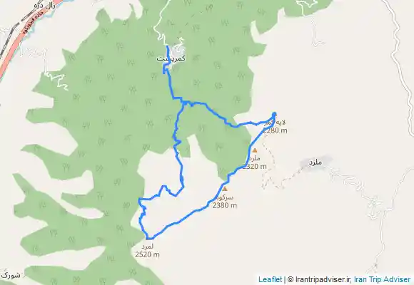 ترک جی پی اس قله لاکمر(عباسعلی) و کوه سر