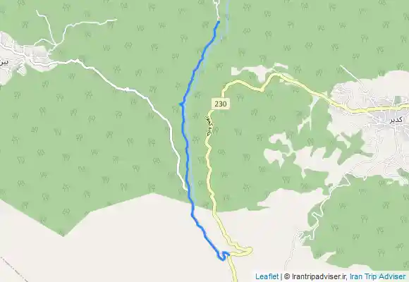 ترک جی پی اس مسیر ماشین رو آبشار ماهتراش