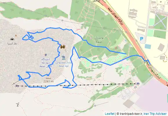 ترک جی پی اس صعود به قله صفه از چشمه ٩قطع