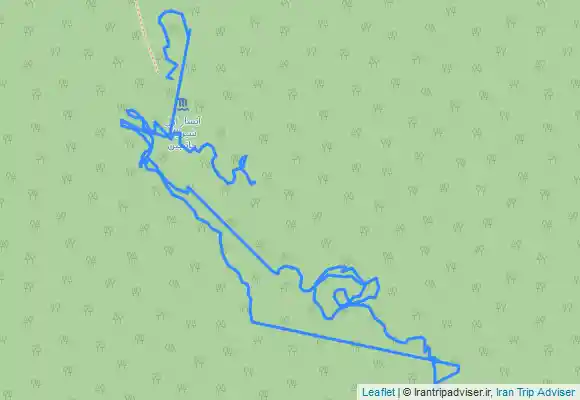 ترک جی پی اس Jāmeh Shūrān آبشارهای شیر آباد