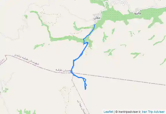 ترک جی پی اس قله مغان و قله دوشاخ