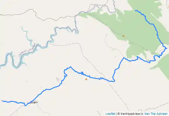 ترک جی پی اس Shevi Waterfall آبشار شوی تله زنگ