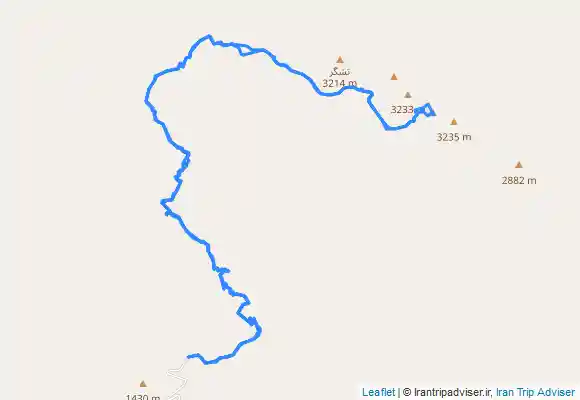 ترک جی پی اس قله تشگر