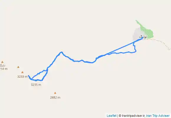 ترک جی پی اس مسیر توتنگ به تشگر