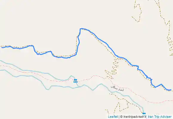 ترک جی پی اس آبشار سنگان Sangan Waterfall