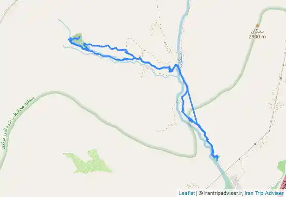 ترک جی پی اس آبشار سنگان