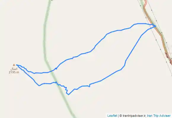 ترک جی پی اس Kamtal summit ( wildlife protected area )- قله کمتال صعود از دره دوم شرقی و برگشت از دره اول شرقی