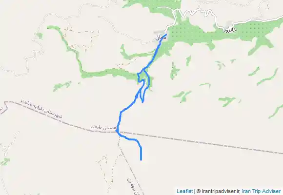 ترک جی پی اس صعود به قله مغان و دوشاخ از روستای مغان
