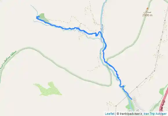 ترک جی پی اس Sangan - waterfall