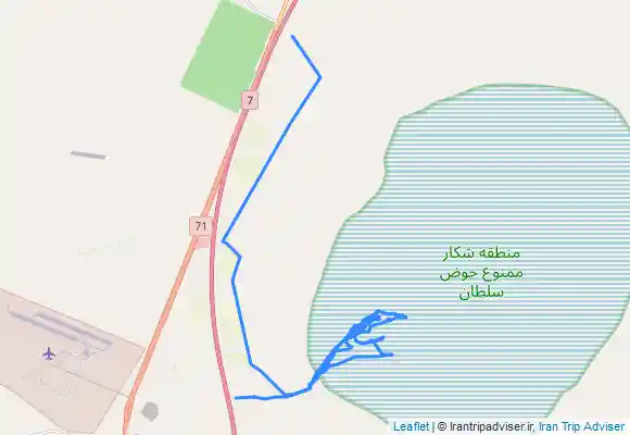 ترک جی پی اس IRAN-Hoze-soltan دریاچه نمک حوض سلطان