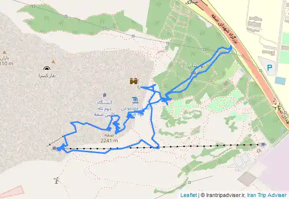 ترک جی پی اس 1400/12/27 - قله صفه از مرعشی