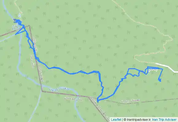 ترک جی پی اس Landī waterfall آبشار لندی