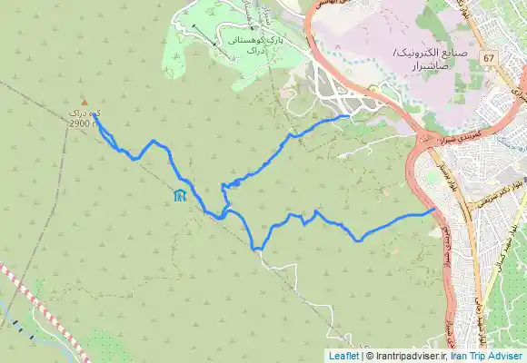 ترک جی پی اس قله دراک مسیر های ترکیبی