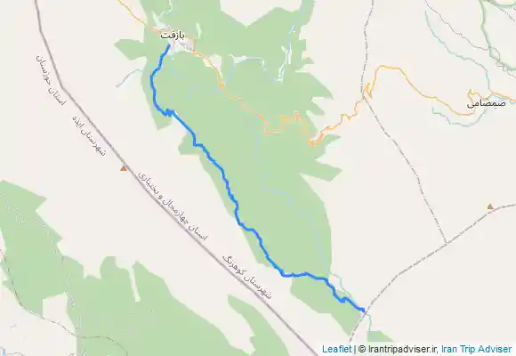 ترک جی پی اس آبشار زردلیمه