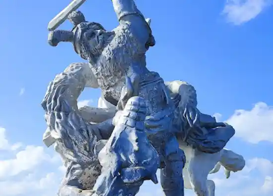 مجسمه رخش و رستم